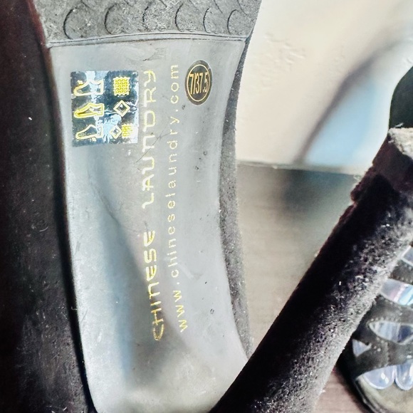 CL Gladiator Heels Suede Ankle Bootie ZLady Cutout Lace-Up Size 7 - Picture 14 of 16